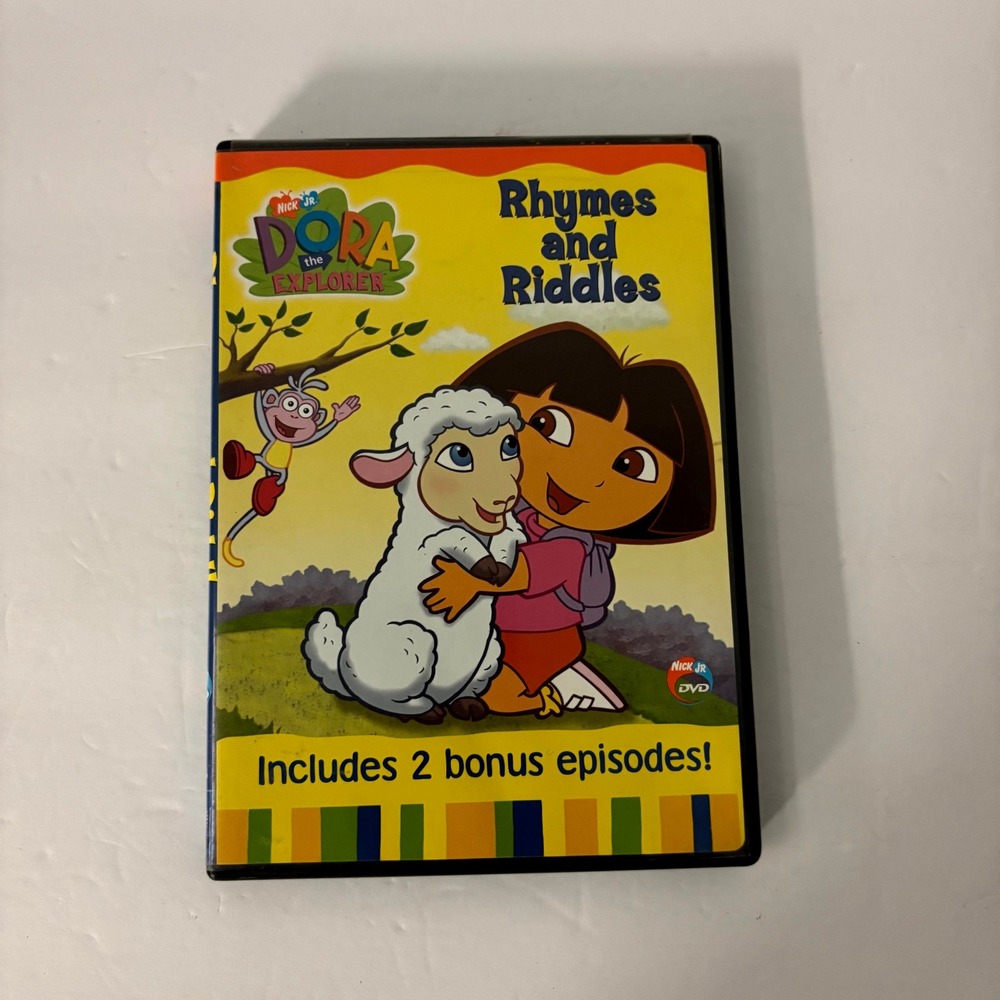 Dora the Explorer Rhymes & Riddles DVD 2003 Nick Jr Kids Educational Video